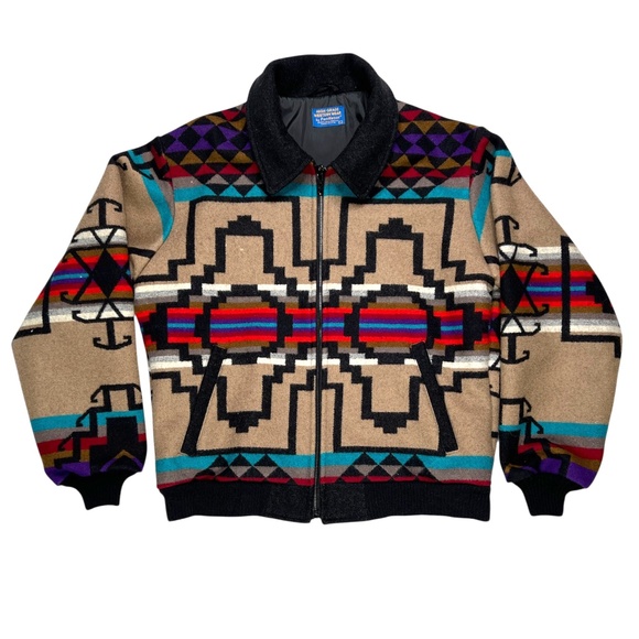 VINTAGE PENDLETON Mens Jacket Wool Coat Size Large - Picture 1 of 14